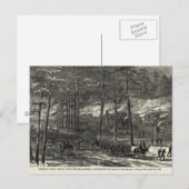 Carte Postale Marche de Sherman vers la mer à travers la Carolin (Devant / Derrière)