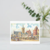 Carte Postale Marché de Trèves vintage (Debout devant)