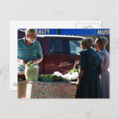 Carte Postale Marché des agriculteurs (Devant / Derrière)