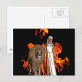 Carte Postale Marche du feu (Devant / Derrière)