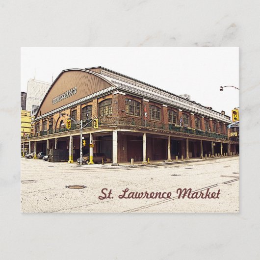 Carte Postale Marché du Saint-Laurent de Toronto (Devant)