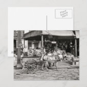 Carte Postale Marché du Vieux Quartier Français (Devant / Derrière)