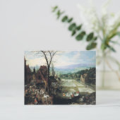 Carte Postale Marché et terrain de blanchiment, 1620-22 (Debout devant)