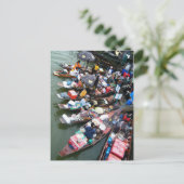 Carte Postale Marché Flottant À Amphawa, Thaïlande (Debout devant)