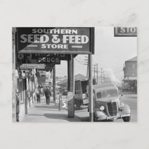 Carte Postale Marché français de la Nouvelle-Orléans : 1935