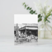 Carte Postale Marché français, Nouvelle-Orléans, 1910 (Debout devant)
