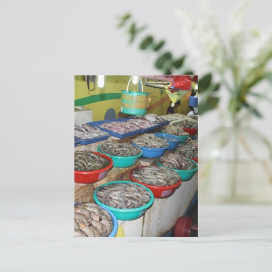 Carte Postale Marché humide (Debout devant)