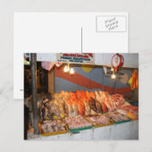 Carte Postale Marché humide (Devant / Derrière)