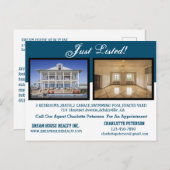 Carte Postale Marché immobilier moderne juste répertorié (Devant / Derrière)