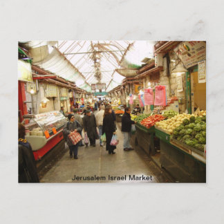 Carte Postale Marché Jérusalem Israël