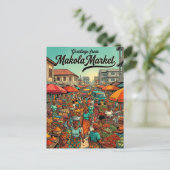 Carte Postale Marché Makola Ghana (Debout devant)