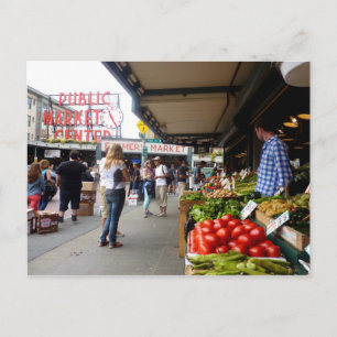 Carte Postale Marché Pike Place 1