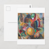 Carte Postale Marché portugais | Sonia Delaunay-Terk | (Devant / Derrière)