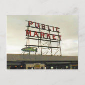Carte Postale Marché public à Seattle, WA (Devant)