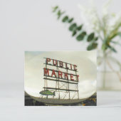 Carte Postale Marché public à Seattle, WA Fish Bowl View (Debout devant)