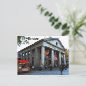 Carte Postale Marché Quincy de Boston (Debout devant)