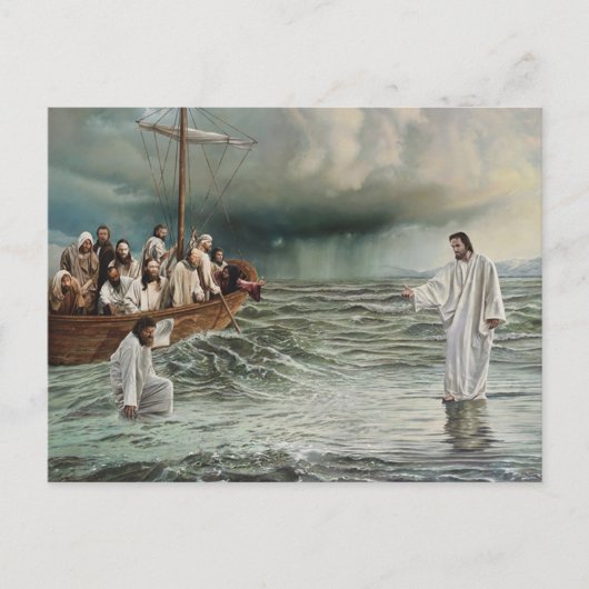 CARTE POSTALE MARCHE SUR L'EAU (Devant)