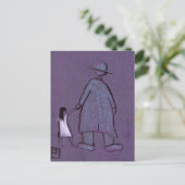 CARTE POSTALE MARCHER AVEC GRANDAD (Debout devant)