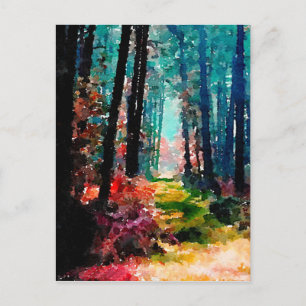 Carte Postale Marcher dans les bois