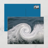 Carte Postale Marcher la vague (Devant / Derrière)