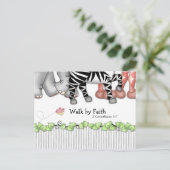 Carte postale "Marcher par la foi" de BaZoPeoples (Debout devant)