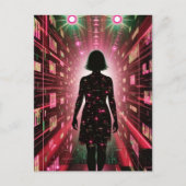 Carte Postale Marcher perdu dans l'algorithme (Devant)