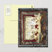 Carte Postale Marcher seul (Devant / Derrière)