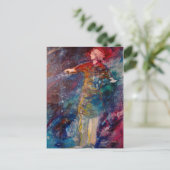 Carte postale "Marcher sur l'eau" (Debout devant)