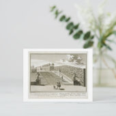 Carte Postale Marches à la terrasse du jardin, Palais du Belvédè (Debout devant)