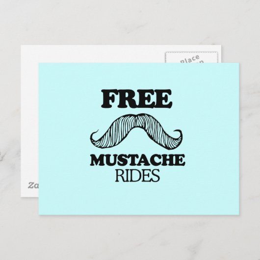 CARTE POSTALE MARCHES DE MUSTACHE GRATUITES (Devant / Derrière)