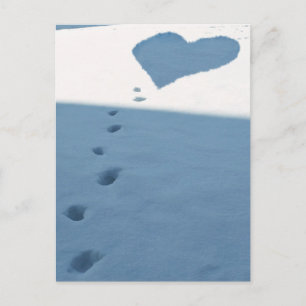 Carte Postale Marches De Neige