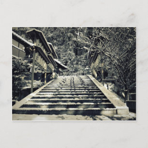 Carte Postale Marches enneigées