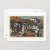 Carte Postale Marchés extérieurs de poissons sur Fisherman's Wha (Devant / Derrière)