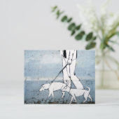 Carte Postale marcheur de chiens (Debout devant)