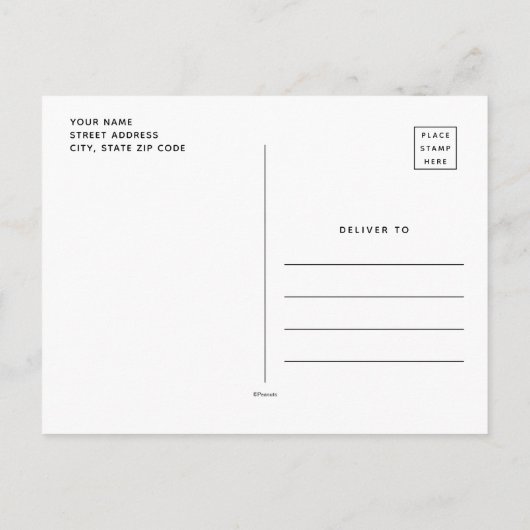 Carte Postale Marcie Clapping (Dos)