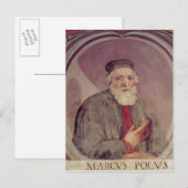 Carte Postale Marco Polo de la Sala del Mappamondo (Devant / Derrière)