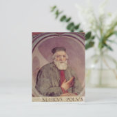 Carte Postale Marco Polo de la Sala del Mappamondo (Debout devant)