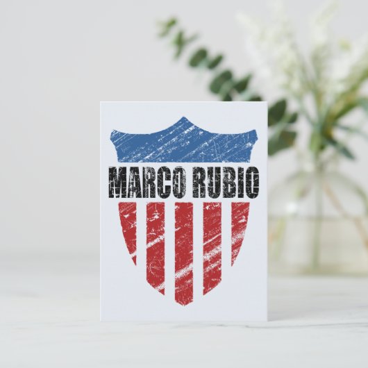 Carte Postale Marco Rubio (Debout devant)