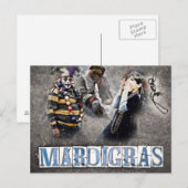 Carte Postale Mardi Gras (Devant / Derrière)