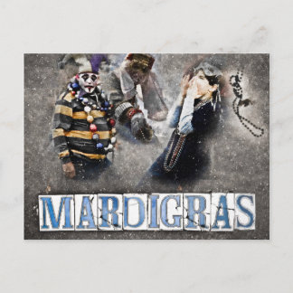 Carte Postale Mardi Gras