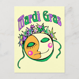 Carte Postale Mardi Gras