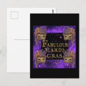 Carte Postale Mardi Gras (Devant / Derrière)