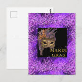 Carte Postale Mardi Gras (Devant / Derrière)