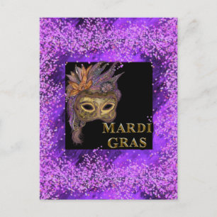 Carte Postale Mardi Gras