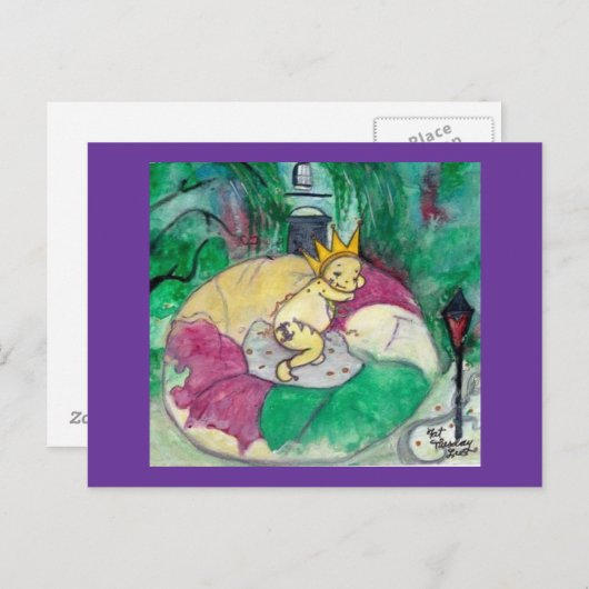 Carte Postale Mardi gras (Devant / Derrière)