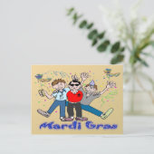 Carte Postale Mardi Gras (Debout devant)