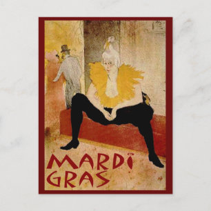 Carte Postale Mardi Gras