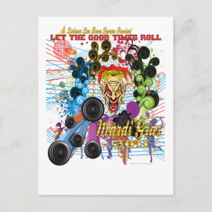 Carte Postale Mardi-Gras 2011 Le Joker II