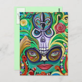 Carte Postale Mardi Gras Art (Devant / Derrière)