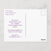 Carte Postale Mardi Gras Beads (Dos)